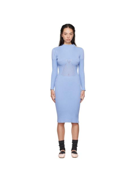 ISA BOULDER Blue Raven Midi Dress