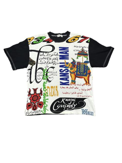 Other Designers Vintage 90s Kansai Man overprint tee