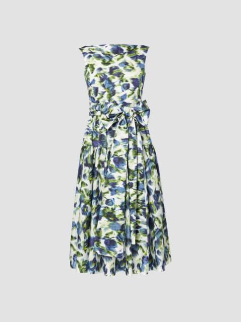 Erdem SLEEVELESS MIDI DRESS WITH BOW DETAIL