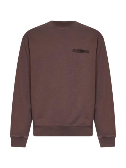 JACQUEMUS Jacquemus Men Brown Organic Cotton Fleece The Gros Grain Sweatshirt
