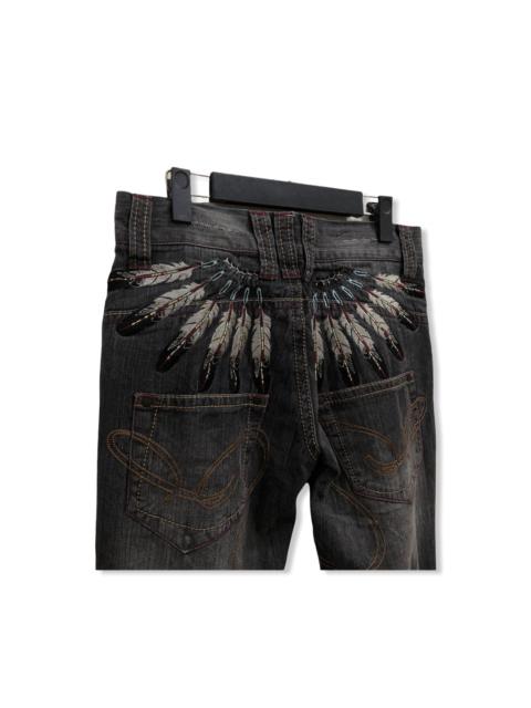 Other Designers Japanese Brand - Japanese Brand icom Red Indian Style Denim Pant