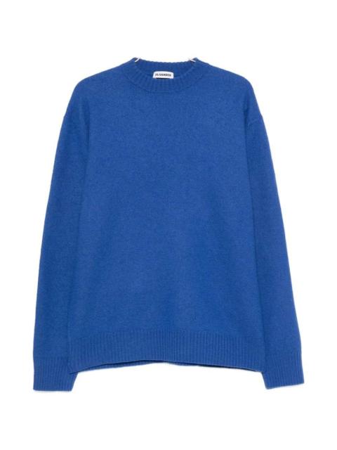 Jil Sander Jil Sander Men Wool Sweater With Ribbed Trim