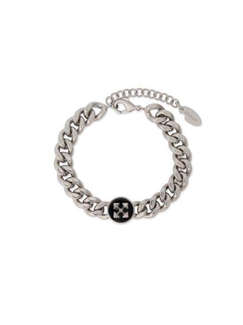Off-White Round Arrow Chain Bracelet