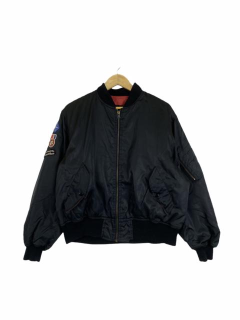 Other Designers Vintage - VINTAGE KONICA PATCHES JAPANESE BRAND BOMBER FLIGHT JACKET