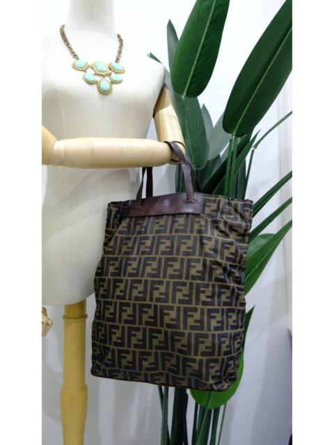 Vintage FENDI ZUCCA tote bag brown