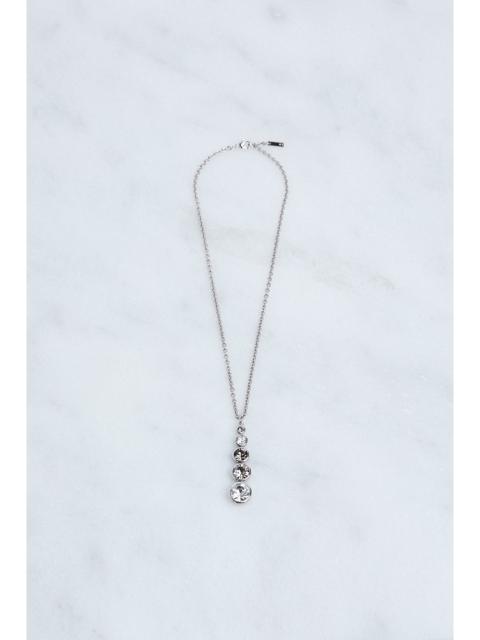 KAREN MILLEN Hand Set European Crystal Teardrop Pendant