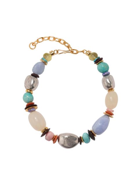 LIZZIE FORTUNATO Monument Multi-Stone Necklace multi