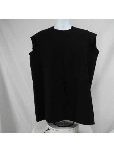 Rick Owens DRKSHDW Jumbo Black Sleeveless Sweater Shirt Oversized SS16 Cyclops