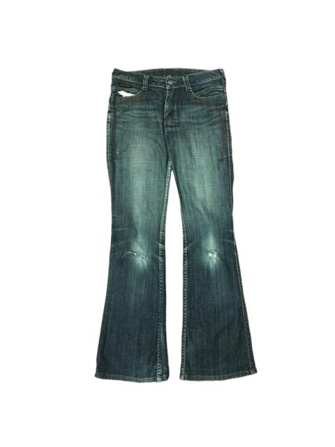 Other Designers JAPAN FLARE DISTRESSED DENIM