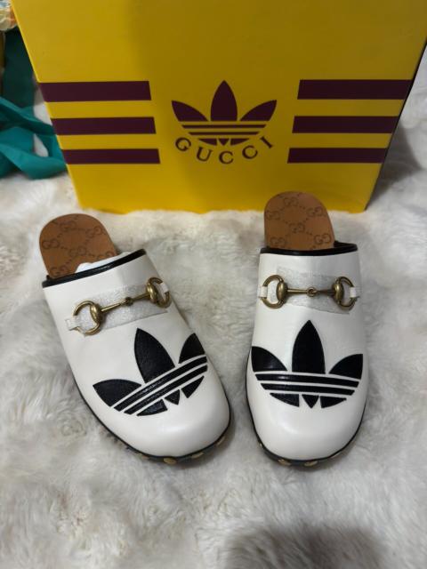 GUCCI Gucci New Collaboration All-Over Print Leather Mules (Clog Style)
