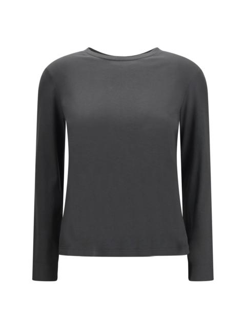'S Max Mara 'S Maxmara Fumetto Embroidered Logo T-shirt Grey Women