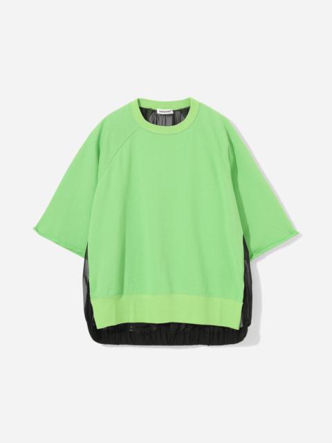 UNDERCOVER Women's Mesh Cotton T-Shirt Light Green