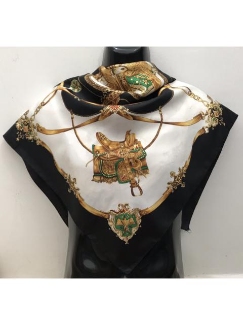 Other Designers Japanese Brand - KOREAN SILK SCARF NECKERCHIEF WITH BIRD DESIGN