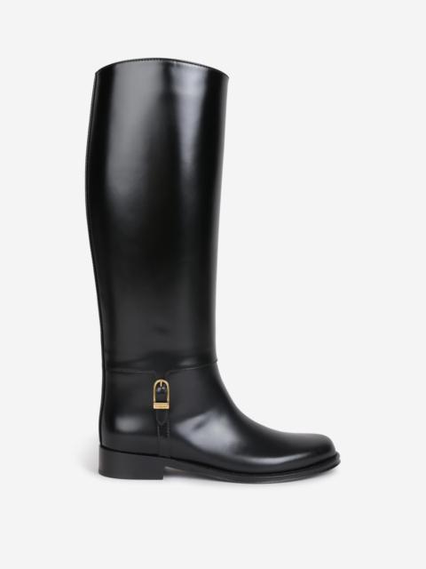 SAINT LAURENT JULIA FLAT BOOTS