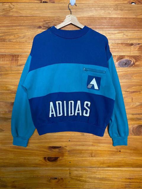 adidas Vintage Adidas Trifoil Big Logo Sweatshirt Made In Japan