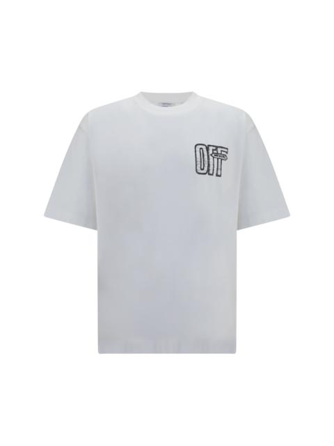 Off-White Off-White Motion Arrow Skate T-shirt White