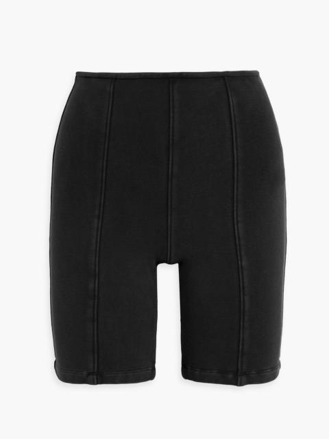 Alexander Wang French cotton-blend terry shorts