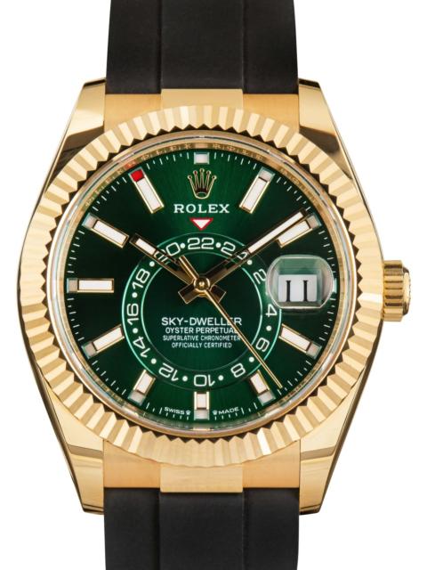 ROLEX Rolex Sky-Dweller Ref 336238 Green Dial