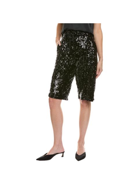 LAPOINTE LAPOINTE Sequin High-Waist Short
