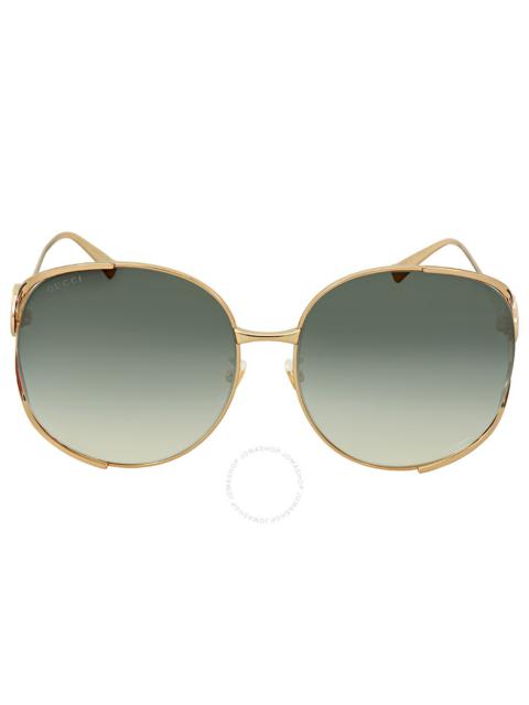 GUCCI Gucci Green Gradient Sunglasses GG0225S 003 63