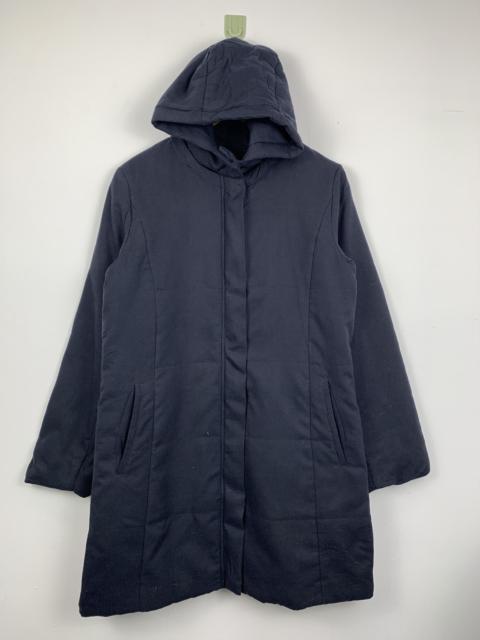 Other Designers Vintage COMME CA ISM Puffer Long Jacket Hoodie Parkas J0489