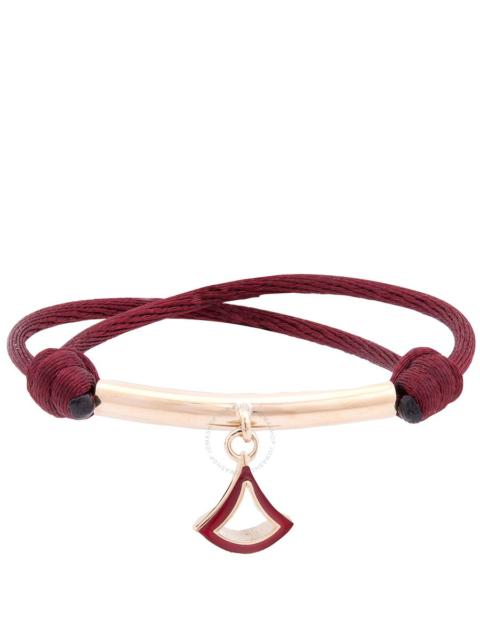 Bvlgari Burgundy Fabric Divas Dream Bracelet