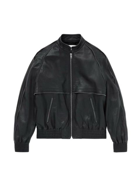 CELINE Celine Zip Leather Jacket in Medium