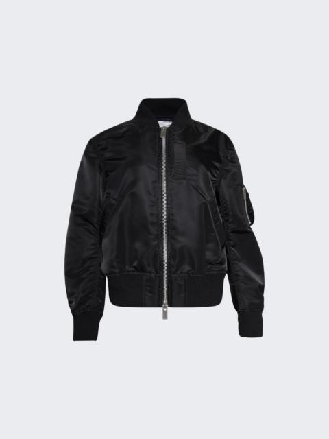 sacai Nylon Twill Blouson Jacket Black