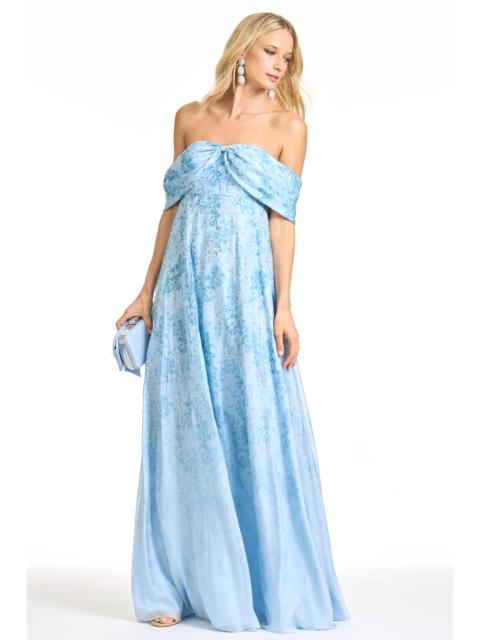 SACHIN & BABI KENNEDY GOWN - CEYLON BOUQUET