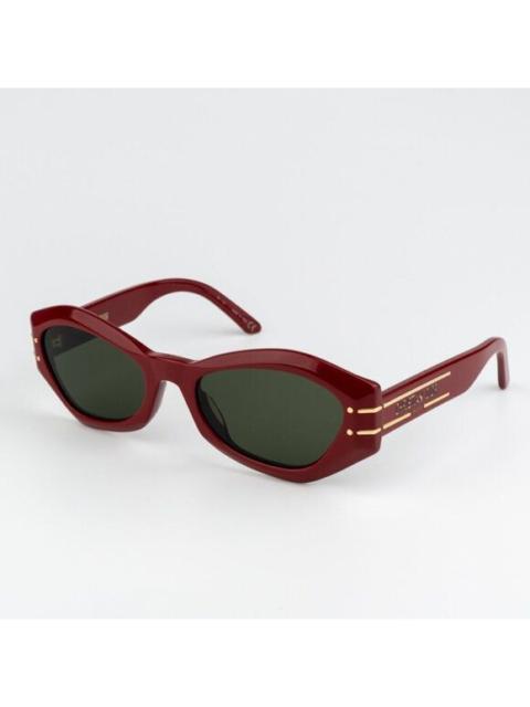 Dior SALE! NEW Dior DIORSIGNATURE B1U 35C0 Shiny Red Green Women Sunglasses