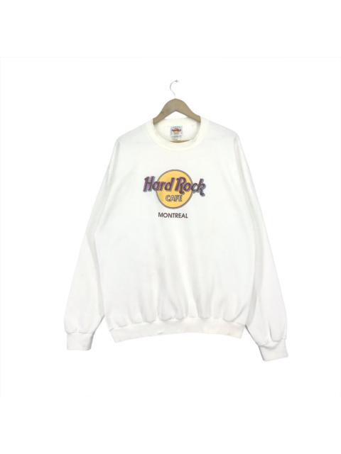 Other Designers Hard Rock Cafe - Vintage Hard Rock Cafe Montreal Sweatshirt crewneck