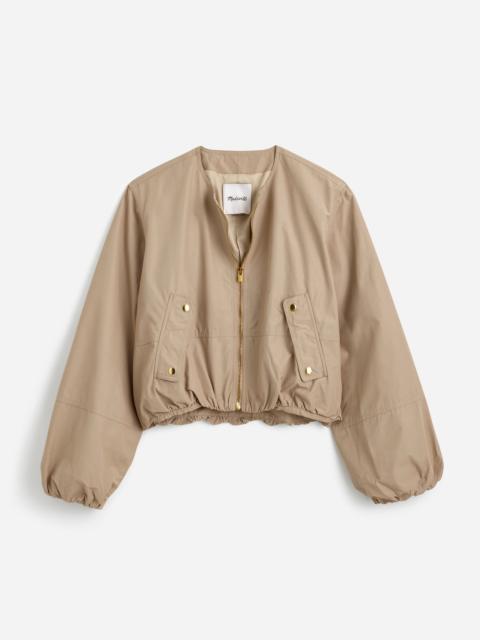 Madewell Bubble-Sleeve Bomber Jacket