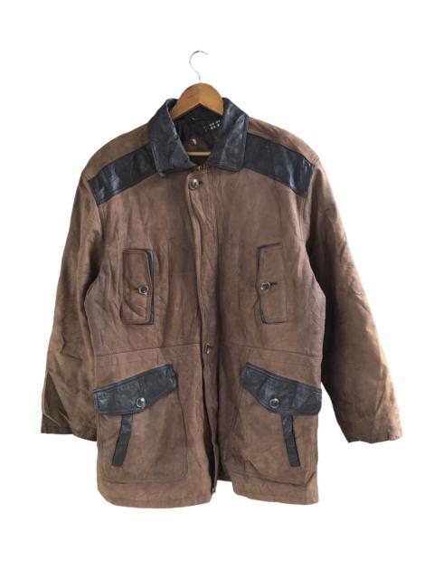 Other Designers RARE VINTAGE POLO CLUB LEATHER JACKET