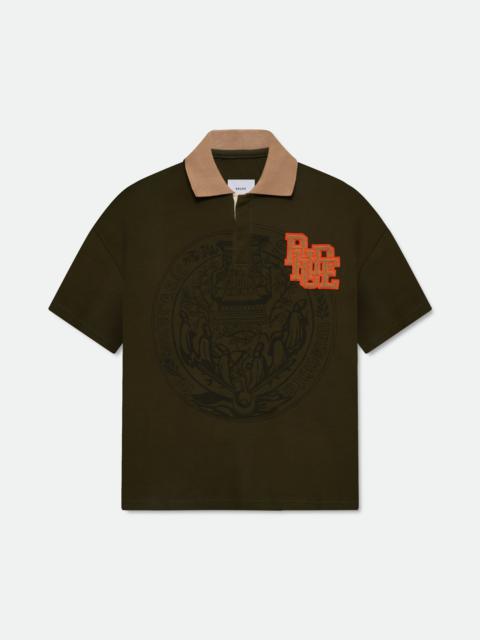 Rhude SCRAMBLE LOGO STAMP POLO