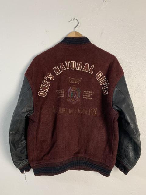 Other Designers Japanese Brand - Machope Varsity Jacket