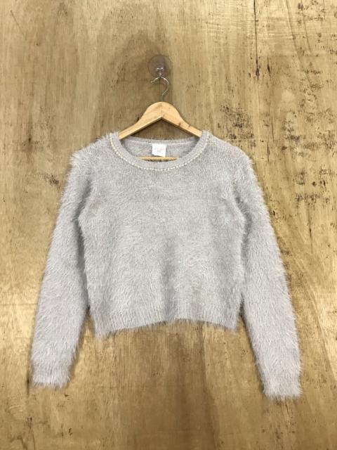 Other Designers Homespun Knitwear - Moi Moi Mohair Soft Fur Shag Shagy Knit Sweater