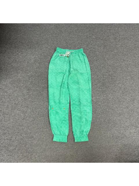 Louis Vuitton Louis Vuitton Green Monogram Drawstring Waist Trousers