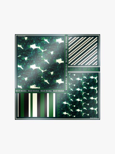 Max Mara CARRE90W Printed silk scarf
