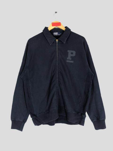 Other Designers Polo Ralph Lauren - Vintage Polo Ralph Lauren Zipper Sweater P Logo