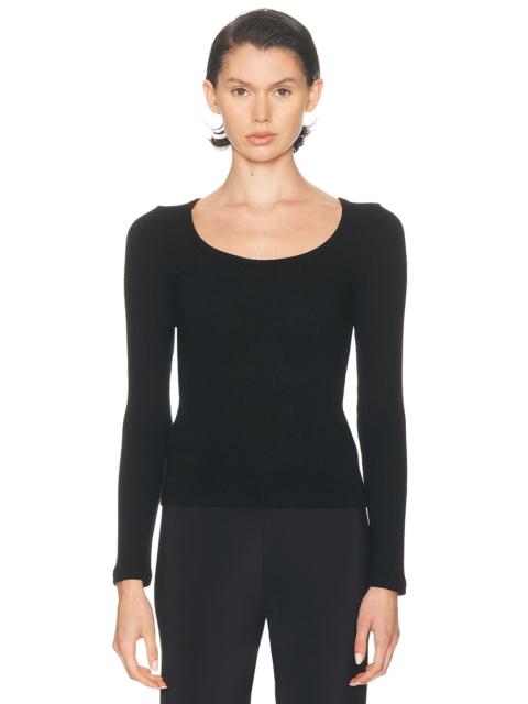 SABLYN Isla Scoop Neck Long Sleeve Tee