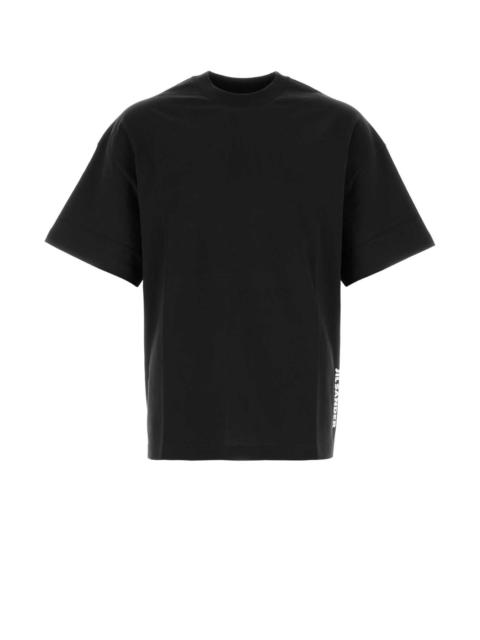 Jil Sander Jil Sander Men Black Cotton T-Shirt