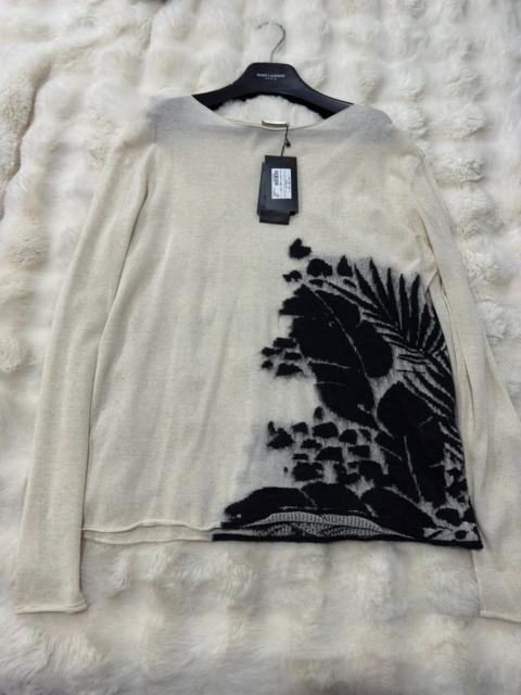 SAINT LAURENT Saint Laurent (YSL) Brand-New Runway Knit Sweater