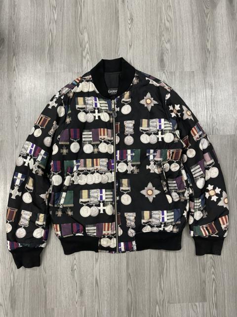 Other Designers Hype - Underground STEREO VINYLS OG13 reversible bomber jacket