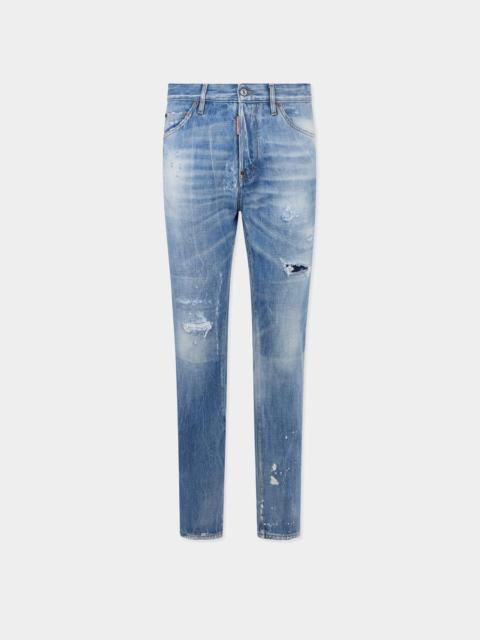 DSQUARED2 LIGHT WASH TEDDY JEANS