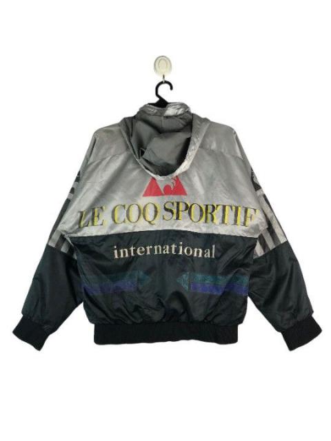 Other Designers Vintage - Vtg LE COQ SPORTIF color block big logo windbreaker jacket