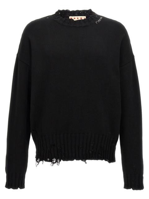 Marni Men Destroyed Effect Sweater