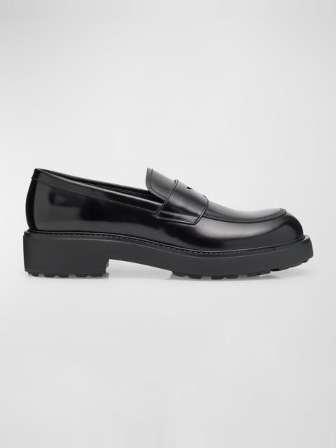 Men's Diapason Leather Penny Loafers