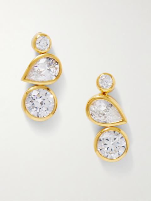 Completedworks Like Peas In A Pod Ii Recycled Gold Vermeil Cubic Zirconia Earrings