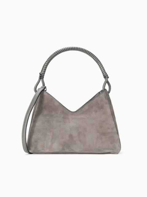 STAUD STAUD VALERIE SHOULDER BAG STORM SUEDE