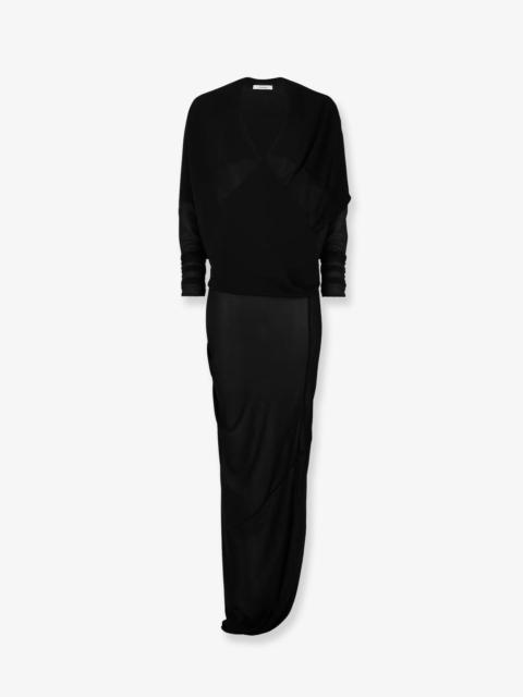 entire studios Entire Studios Transparent Fabric Robe Dress Black